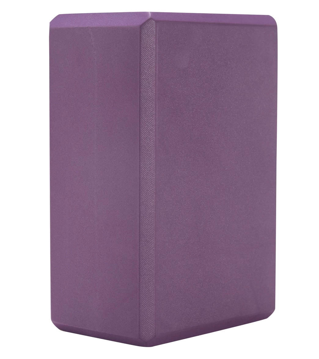 Halfmoon 4" Foam Yoga Block Plum - Image 2