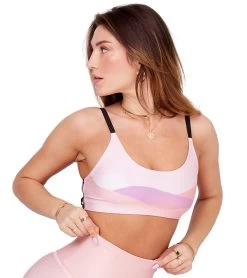 Onzie Graphic Elastic Yoga Sports Bra Selena Moon