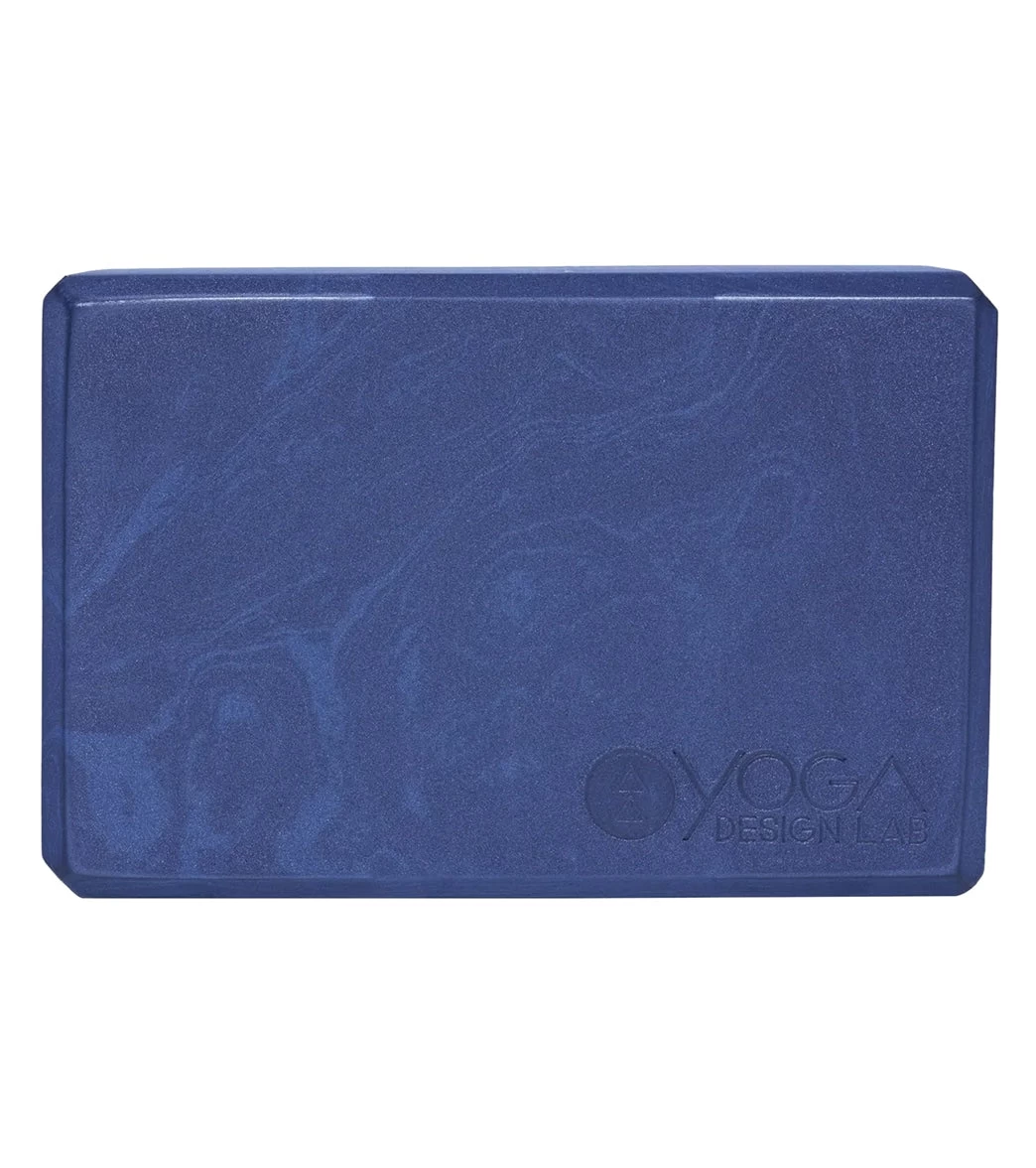 Yoga Design Lab Recycled Foam Yoga Block Navy - Image 2