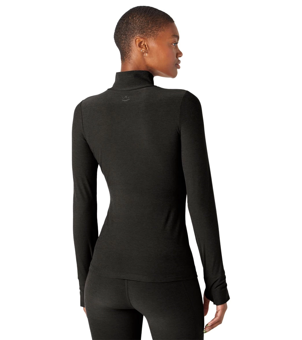 Beyond Yoga Spacedye Captivating Turtleneck Pullover Darkest Night - Image 2