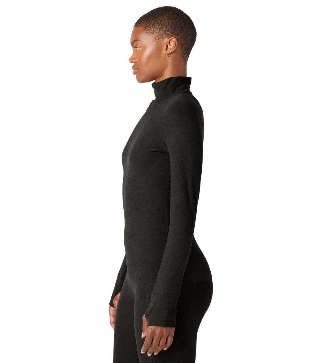 Beyond Yoga Spacedye Captivating Turtleneck Pullover Darkest Night - Image 3