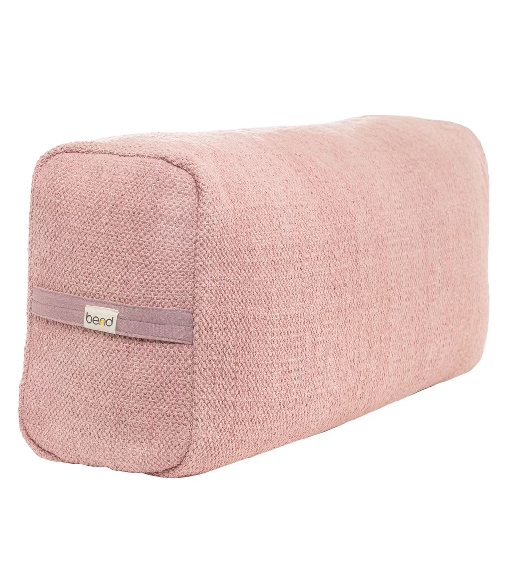 Bennd Yoga Sappan Wood Ayurvedic Yoga Bolster Pink - Image 3