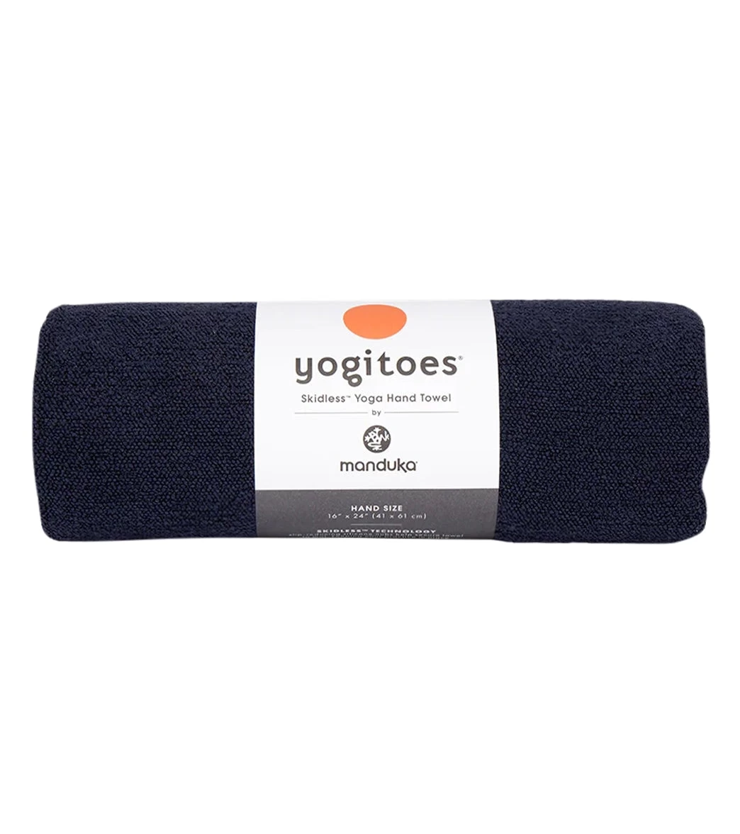Manduka Yogitoes® Yoga Hand Towel Midnight - Image 2