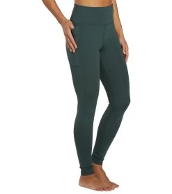 Girlfriend Collective Full Length High Rise Pocket Legging 28.5" Moss