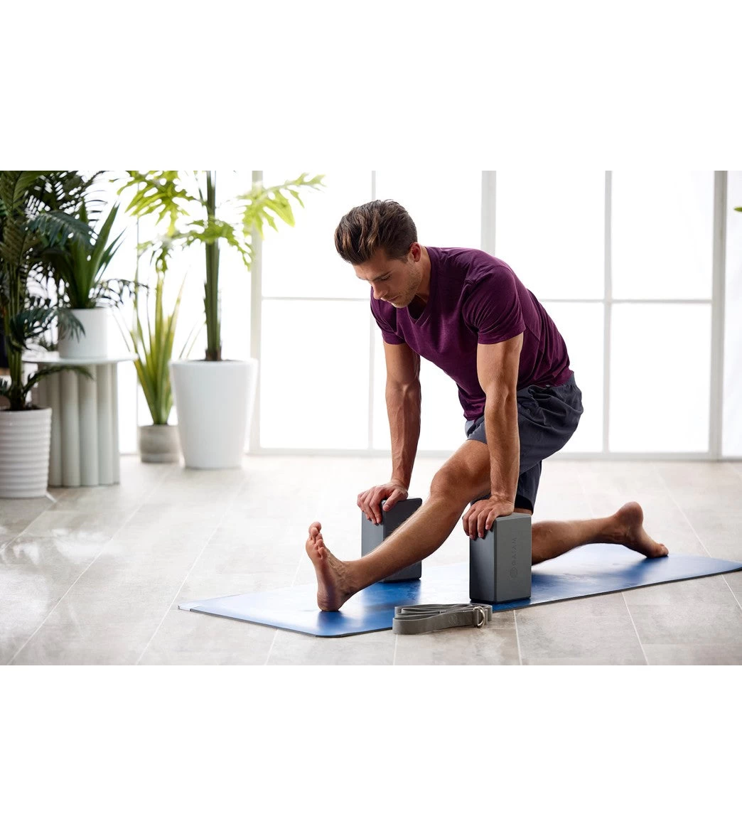 Gaiam 2 Pack Yoga Blocks Lagoon