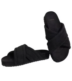 Varley Ronley Quilted Slides 2.0 Black