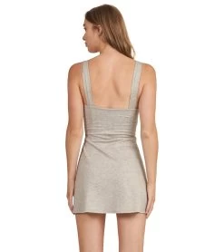 Thrive Societe Sweetheart Tennis Dress Heather Whisper White